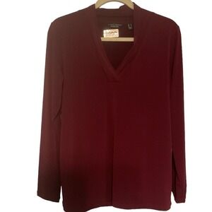 Susan Graver QVC MERLOT sweater long sleeves‎ size M